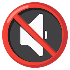🔇 Muted Speaker Emoji on Google Android and Chromebooks