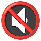 muted-speaker Emoji google