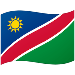 Flagge von Namibia Emoji Google Android, Chromebook