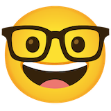 nerd-face Emoji google