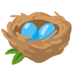 🪺 Nest With Eggs Emoji on Google Android and Chromebooks