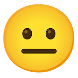 neutral-face Emoji google