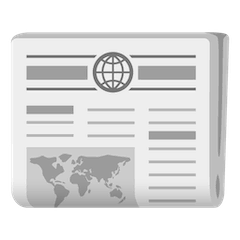 📰 Newspaper Emoji on Google Android and Chromebooks