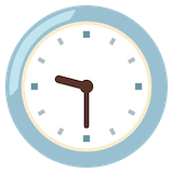 nine-thirty Emoji google