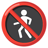 no-pedestrians Emoji google