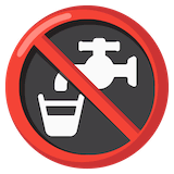 non-potable-water Emoji google