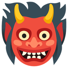 👹 Monster Emoji auf Google Android, Chromebook