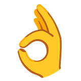 ok-hand Emoji google