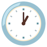 one-oclock Emoji google