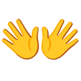 open-hands Emoji google