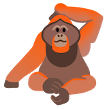 orangutan Emoji google