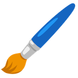 paintbrush Emoji google