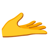 palm-up-hand Emoji google