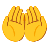palms-up-together Emoji google