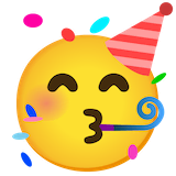 partying-face Emoji google