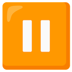 Símbolo de pausa Emoji Google Android, Chromebook