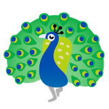 peacock Emoji google
