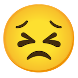 persevering-face Emoji google