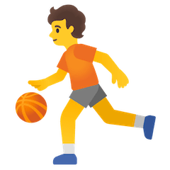 Jogador de basquetebol Emoji Google Android, Chromebook