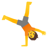 person-cartwheeling Emoji google