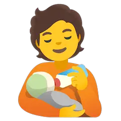 🧑‍🍼 Person Feeding Baby Emoji on Google Android and Chromebooks