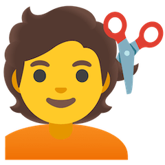 💇 Person Getting Haircut Emoji on Google Android and Chromebooks