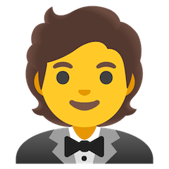 🤵 Mann im Anzug Emoji auf Google Android, Chromebook