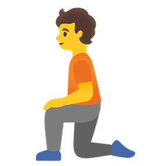 🧎 Person Kneeling Emoji on Google Android and Chromebooks