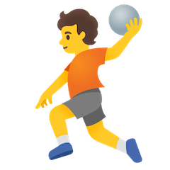Person Playing Handball Emoji on Google Android and Chromebooks