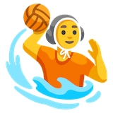 person-playing-water-polo Emoji google
