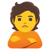 person-pouting Emoji google