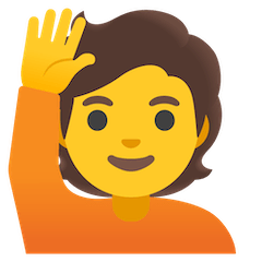 🙋 Person Raising Hand Emoji — Meaning, Copy & Paste