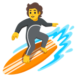 person-surfing Emoji google