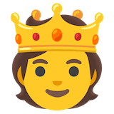 person-with-crown Emoji google