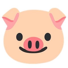 Pig Face Emoji on Google Android and Chromebooks