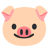 pig-face Emoji google