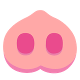 pig-nose Emoji google