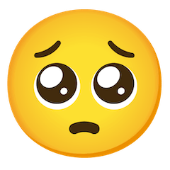 🥺 Pleading Face Emoji on Google Android and Chromebooks