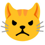 pouting-cat Emoji google