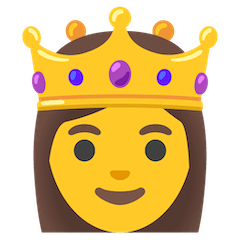 Princesa Emoji Google Android, Chromebook