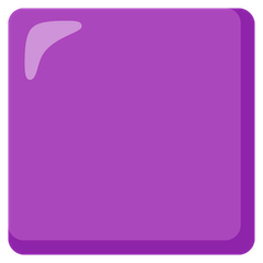 🟪 Purple Square Emoji on Google Android and Chromebooks
