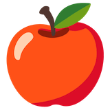 red-apple Emoji google
