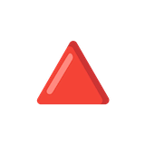 red-triangle-pointed-up Emoji google