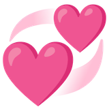 revolving-hearts Emoji google