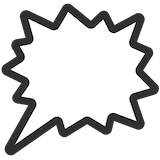 right-anger-bubble Emoji google