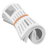 rolled-up-newspaper Emoji google