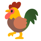 rooster Emoji google