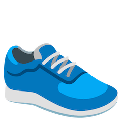 Running Shoe Emoji on Google Android and Chromebooks