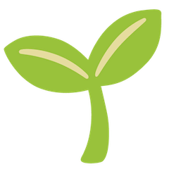 Planta de semillero Emoji Google Android, Chromebook
