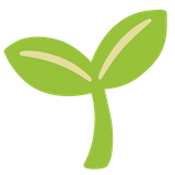 seedling Emoji google